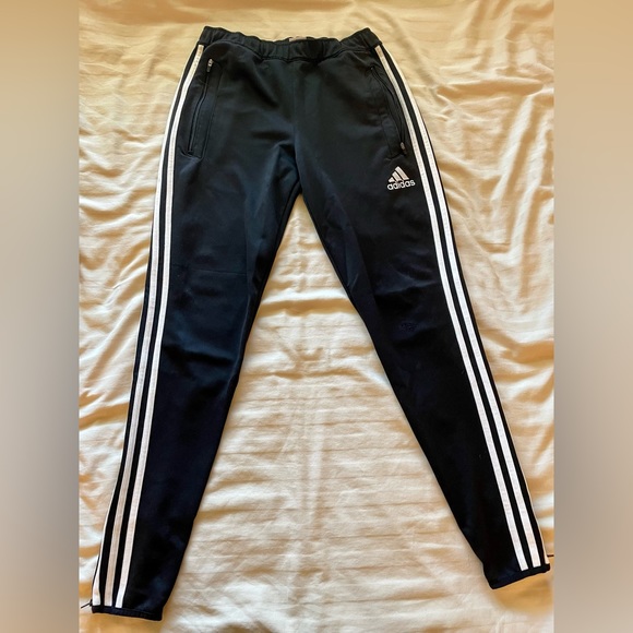 adidas Pants Adidas Classic Track Pants Black With White Stripes